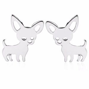 Super Cute Chihuahua Stud Earrings